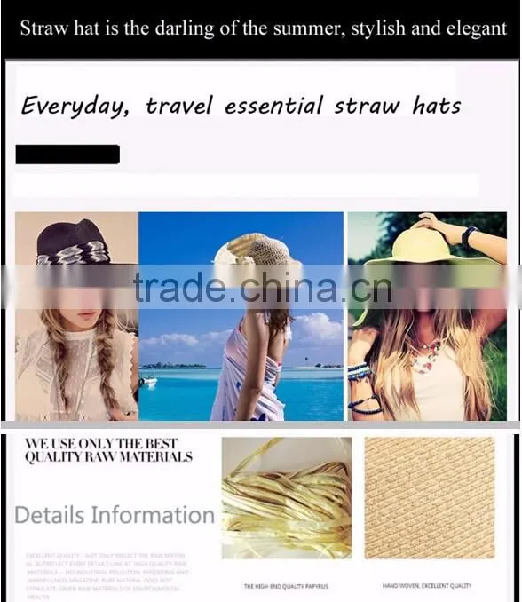 Wholesale Summer Fashion Cheap Beach Straw Hat