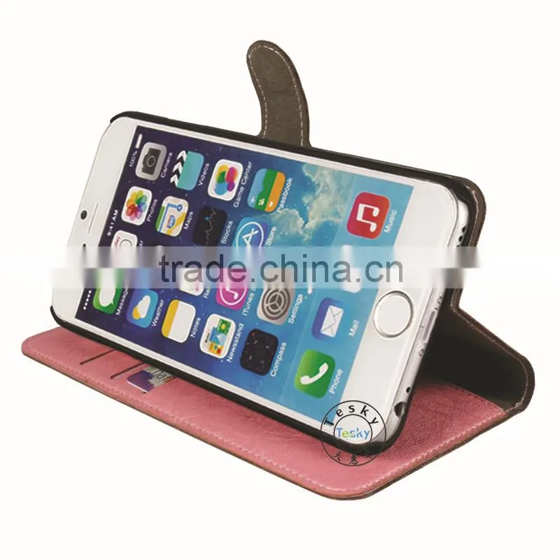 hot sale new design pc+pu case for iphone 6