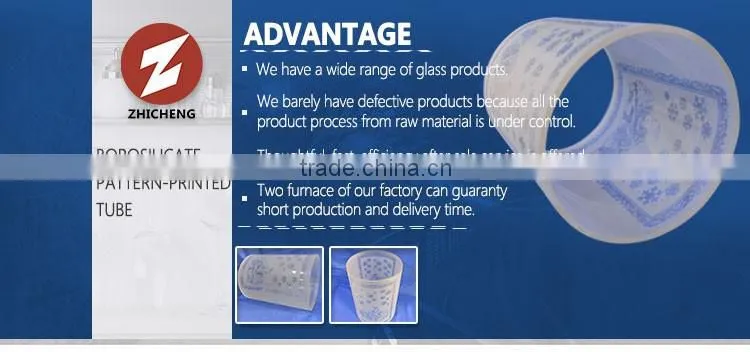 toughened tempered borosilicate 3.3 cut glass lamp cover