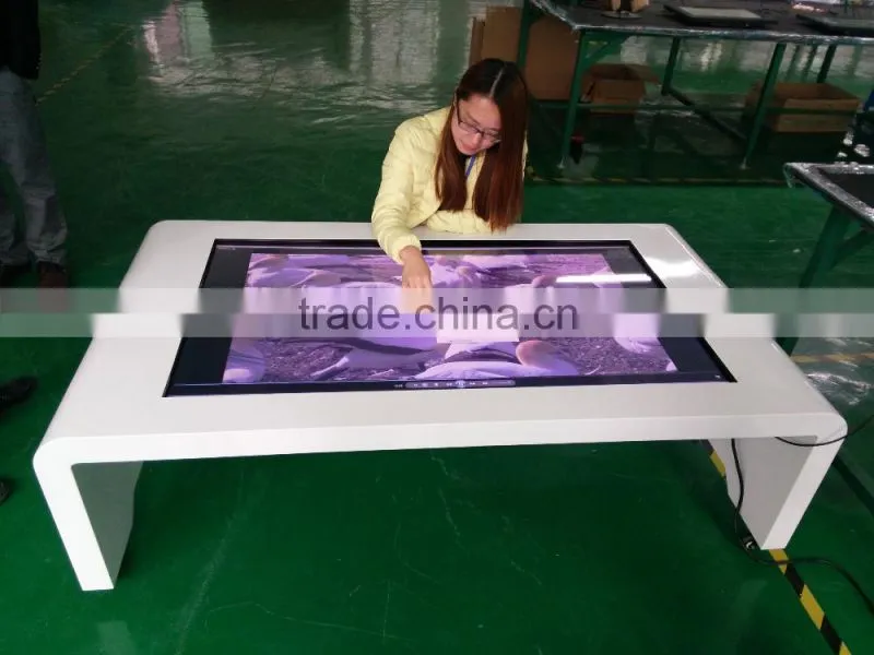 42 inch LCD Coffee Table with Multi-touch Screen Advertising Display
