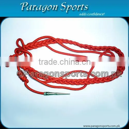 Military Uniform Aiguillette | Double Tip Gold Wire & Silk Uniform Aiguillette
