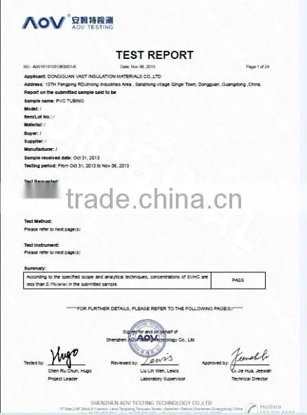 Special customized anti-static pvc pipe