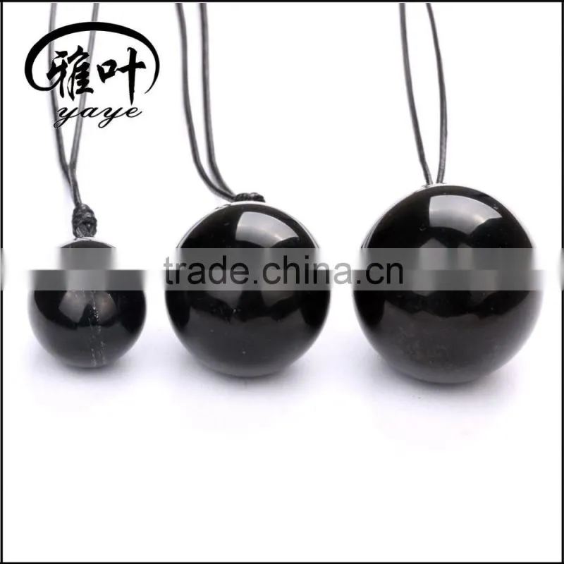 Bulk Black Obsidian Yoni Egg Energy Healing Kegel Egg for Sexy Kegel Exercise