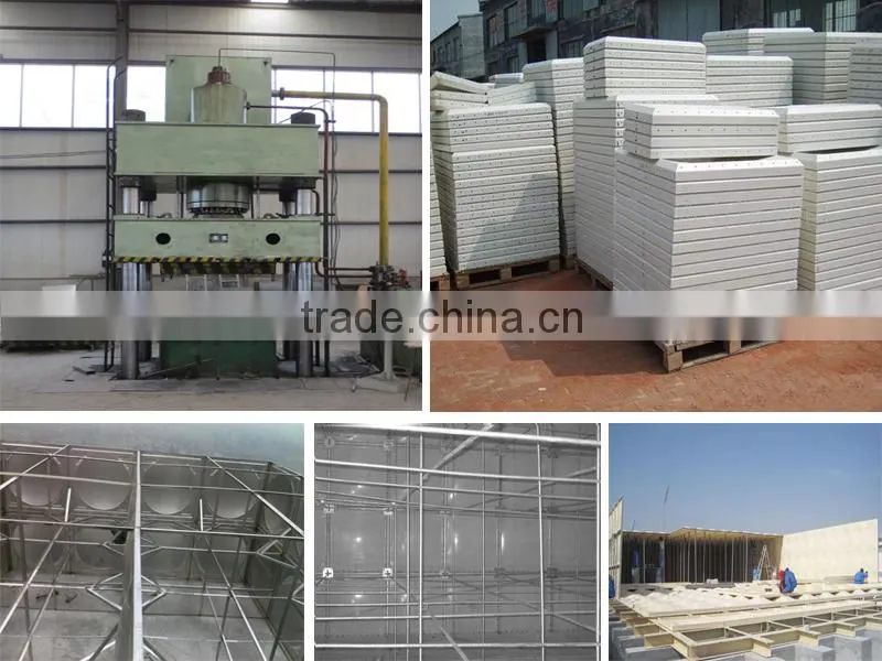 Externally Braced FRP Fiberglass Sectional Water Tank For Good Price