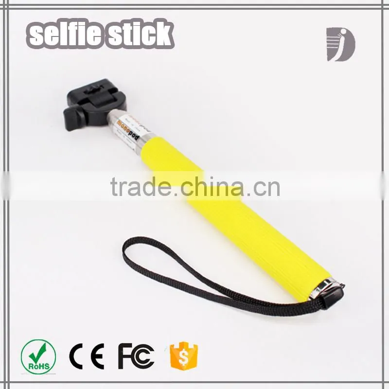 Cash on delivery from china extendable selfie stick with bluetooth remote