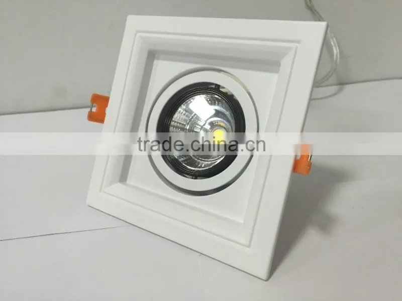 5W Square recessed down light ceiling light 10w at 15w ceiling for south american ceiling