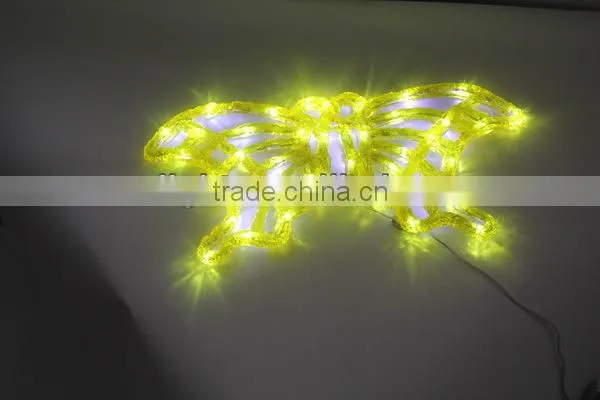 LED chritmas acrylic butterfly decoration light
