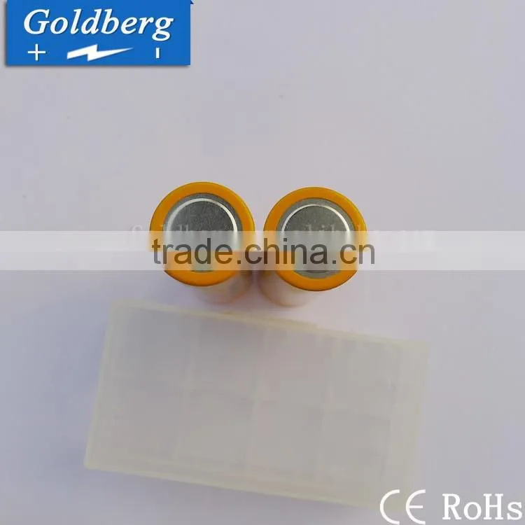 Goldberg 18650 high drain 30amp 1600MAH real capacity original mnke 18650 flashlight battery with cheap price
