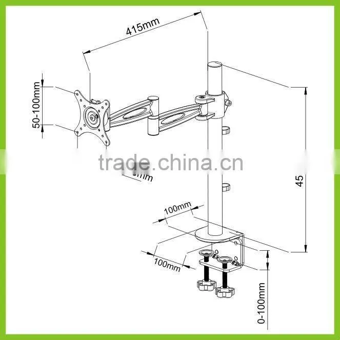 LCD512-S LCD Monitor Arm for Single Monitor