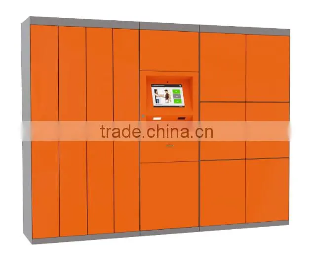 unattended self service laundry locker with customized color