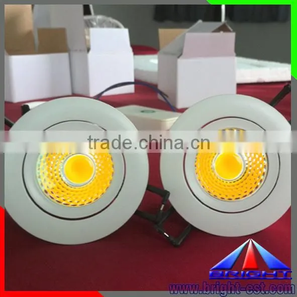 HOT!!!40 degree indoor led decorative ceiling light, 240V COB led ceiling light,led dimming ceiling light color