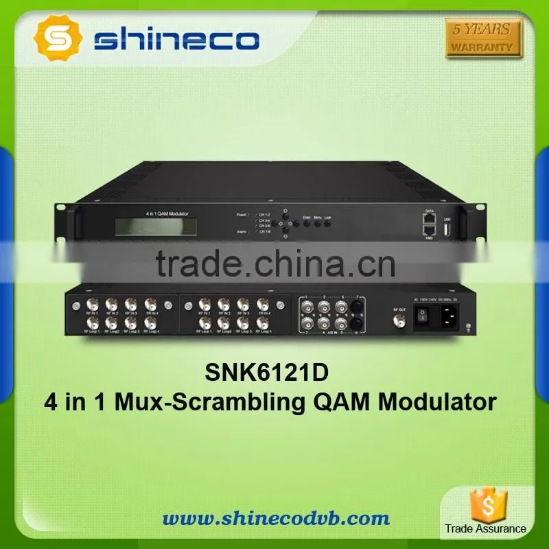 Alibaba China DVB-S/S2 DVB-T Transmodulator with USB Port