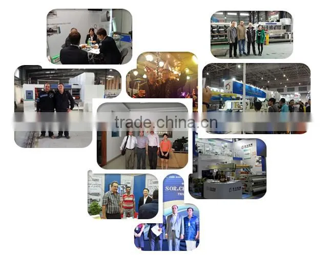 Economic Fast Speed Flexo Printer Slotter Die-cutter & Auto Stacker, carton box making machine