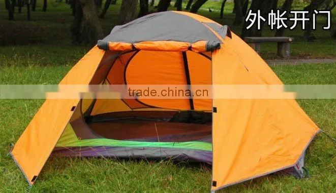 double layer camping tent for 2 persons