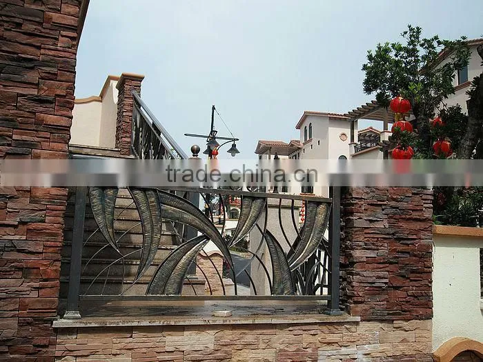 2013 hand forging wrought iron japanese balcony fence