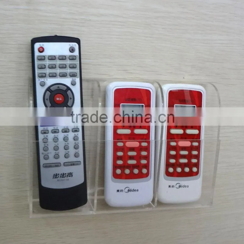 hot sale transparent remote control receive storage box holder