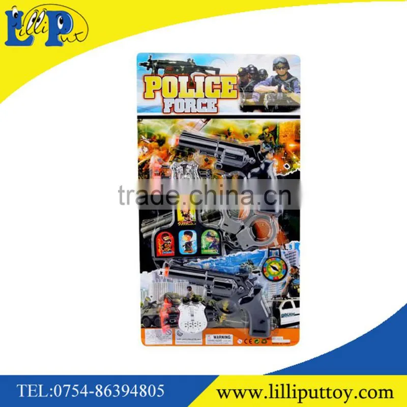 Newest soft shooting bullet gun police set toy for kid