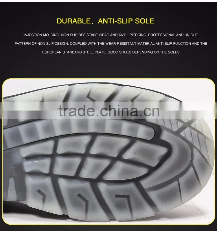 China cow split leather cat safety shoes