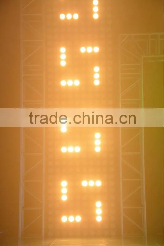 LED stage effect light DMX512 control 25x3w Cree panel light