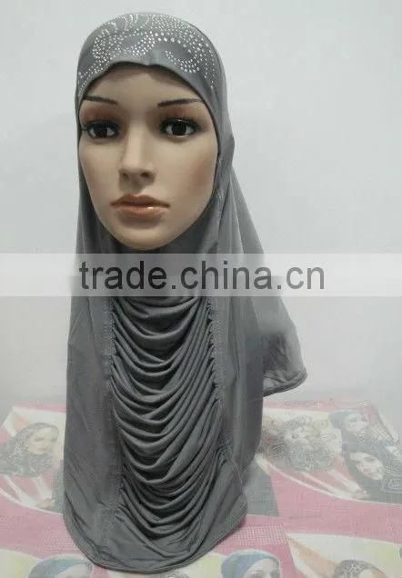 H137 latest muslim hijab,one piece hijab