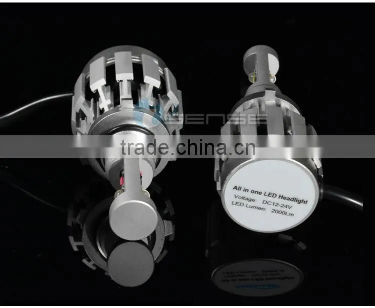 3000lm High power 9005 9006 H4 H8 H11 Metal headlight with wholesale price