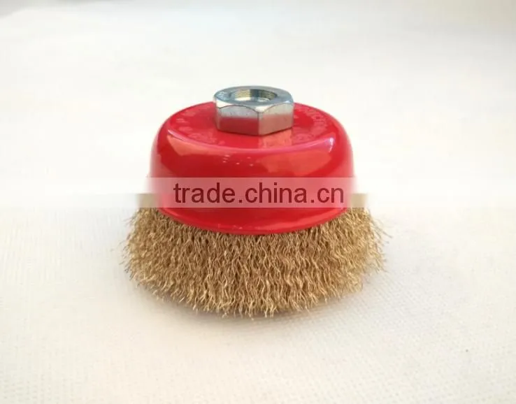 crimped wire cup brush, diameter 85mm or 3 1/2"