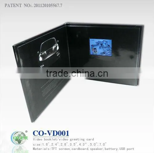 custom LCD video greeting card with USB,Video message card,invitation lcd video greeting card,Video Ad cardvideo player