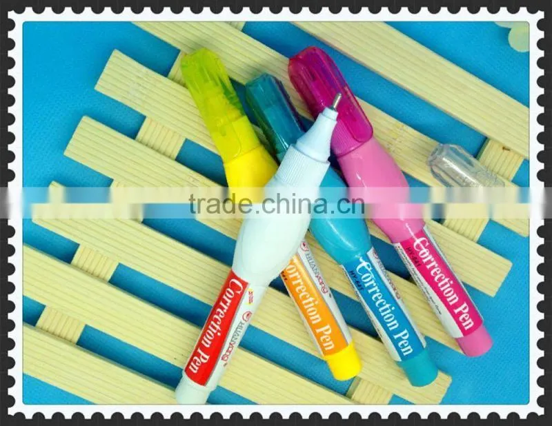 Colored correction tool hot correction pen quick dry liquid corrector HY641