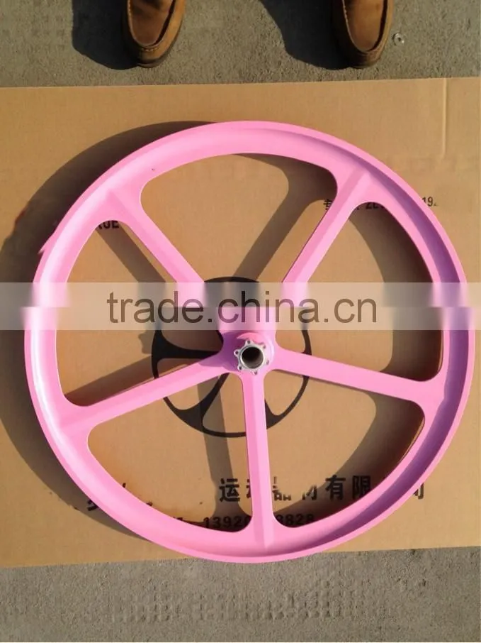 2016 hot selling fixie bike magnesium alloy aerospoke wheel wheelset