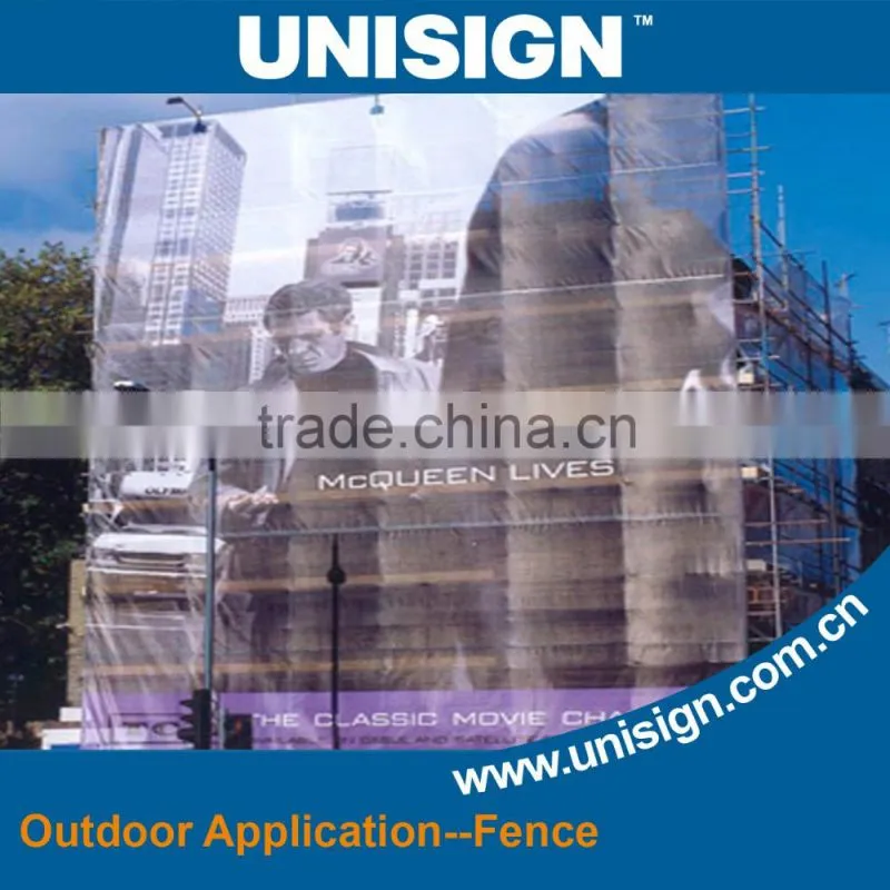 Unisign Good Quality Roll Eco-solvent Outdoor pvc mesh fabric