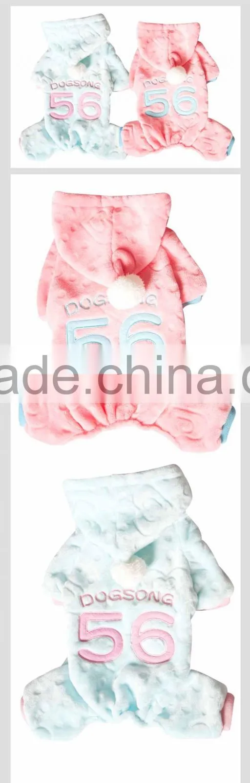 Sweet Dog's Soft Fleece Hoodie Clothes Dog Jacket Coat Casual Indoor