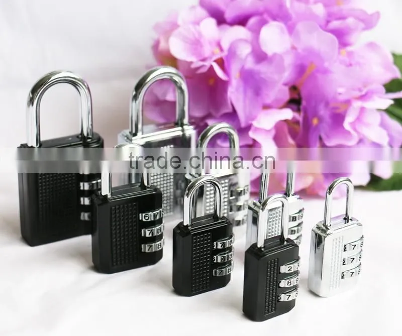 Baggage Luggage Zinc Alloy combination padlock number lock