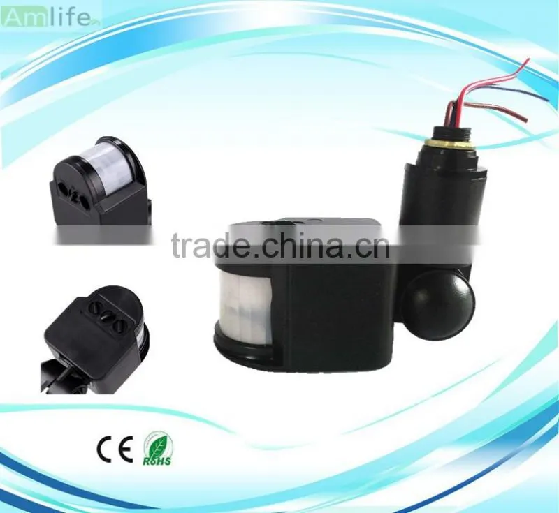 180 degree time delay electric light PIR motion sensor switch