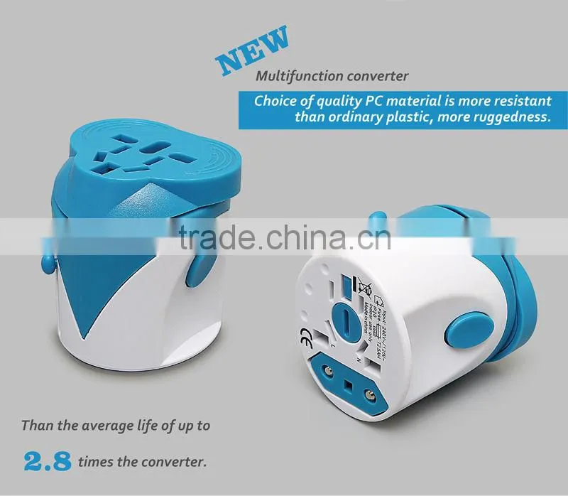 2016 Best Price High Quality Universal Travel Adapter Socket 110-250v