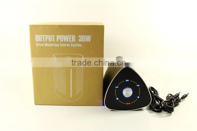 2016 hot sell15W NFC Bluetooth Vibration speaker Wireless portable resonating speaker