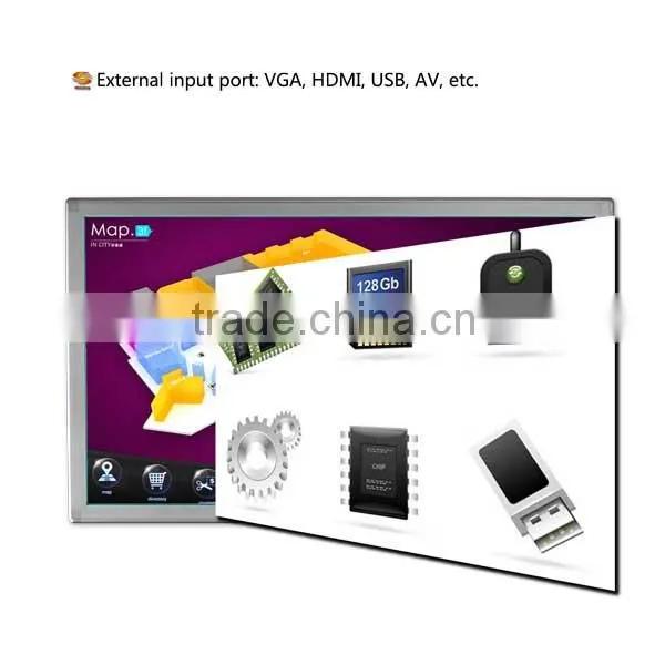 55 inch led touch screen monitor lcd promotional display monitor