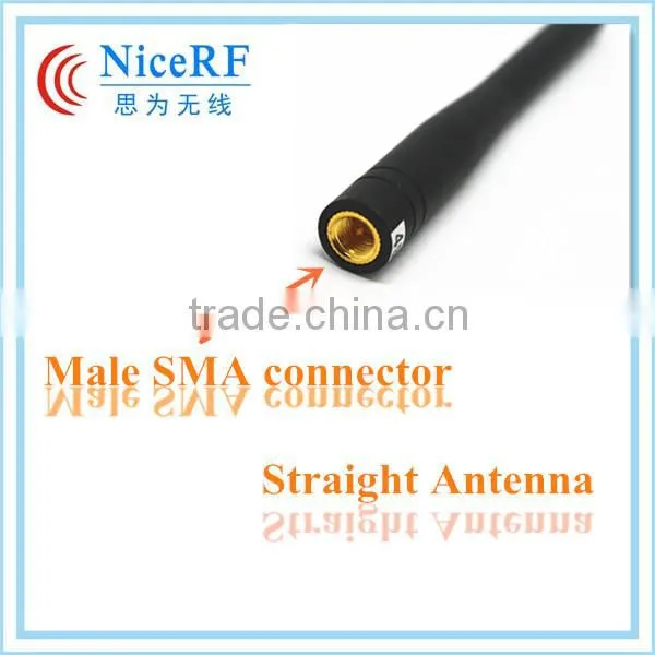 Straight Rubber Antenna SW490-ZT100 for Wireless Transceiver RF Module 470/490MHz Straight Rod Antenna 490MHz Rubber Antenna 470