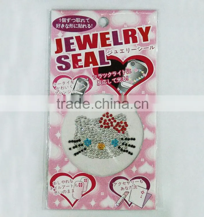 Fashionable DIY Product mobile phone crystal sticker for decoration