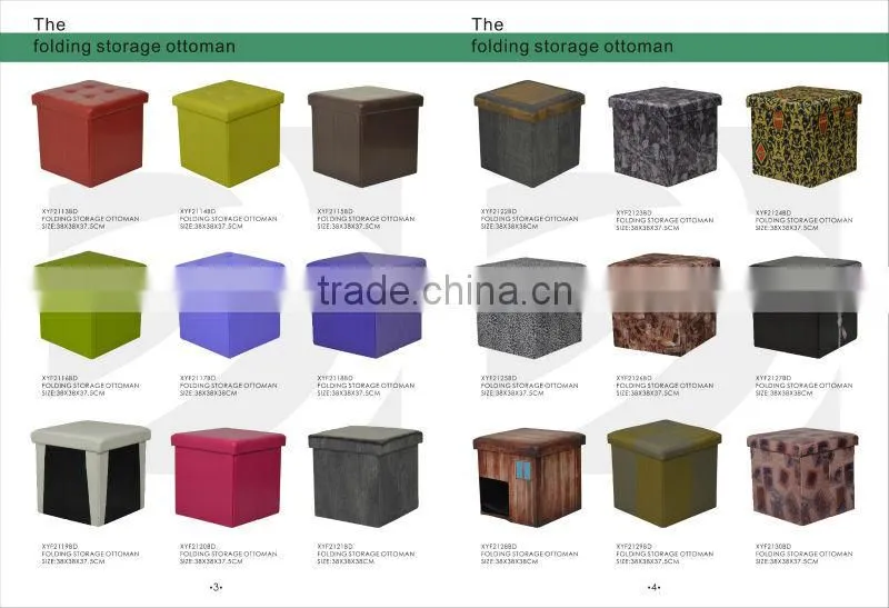 TOP quality!!! well sale S/4 storage ottoman furniture