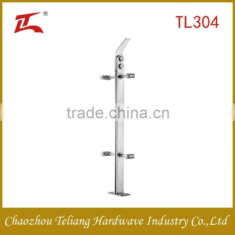 Modern Design Outdoor Stair Balcony 304 Stainless Steel Railing