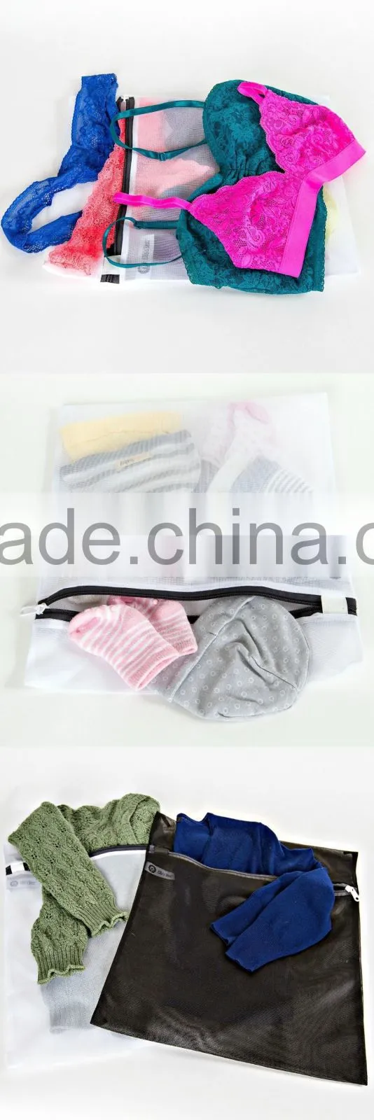 2015 Durable Bra Socks Blouse Wash Mesh Promotion Laundry Bag Set