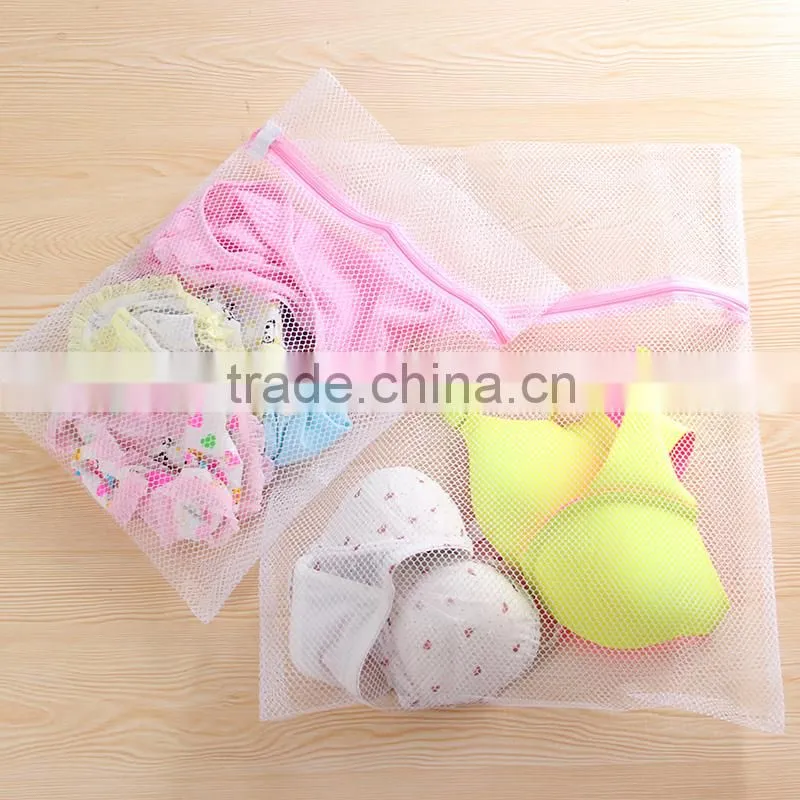 YIWU RODA 100% polyester mesh square white washing bag
