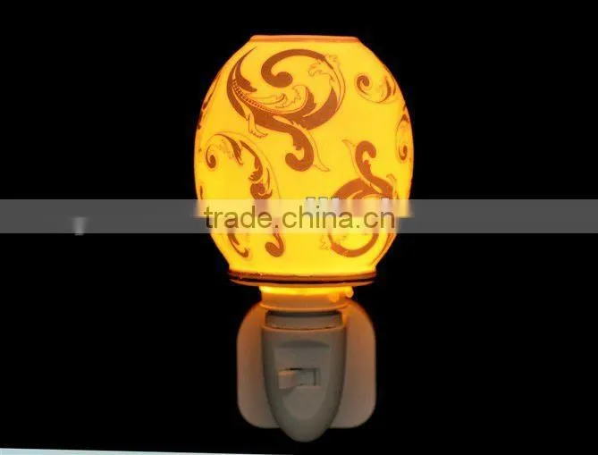 decal night lamp, with relief sculpture
