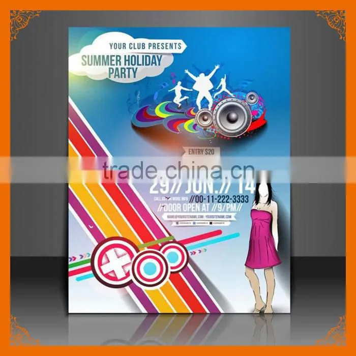 adhesive paper flyer printing