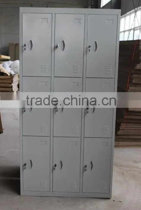 China manufacture 9 door steel storage metal cabinet Steel Office Locker