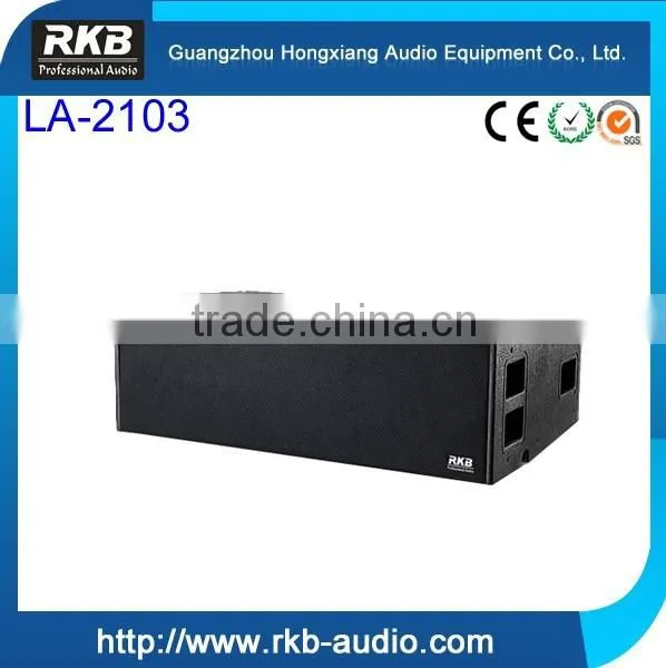 LA-2103 3-way 2x10" pro passive line array speakers