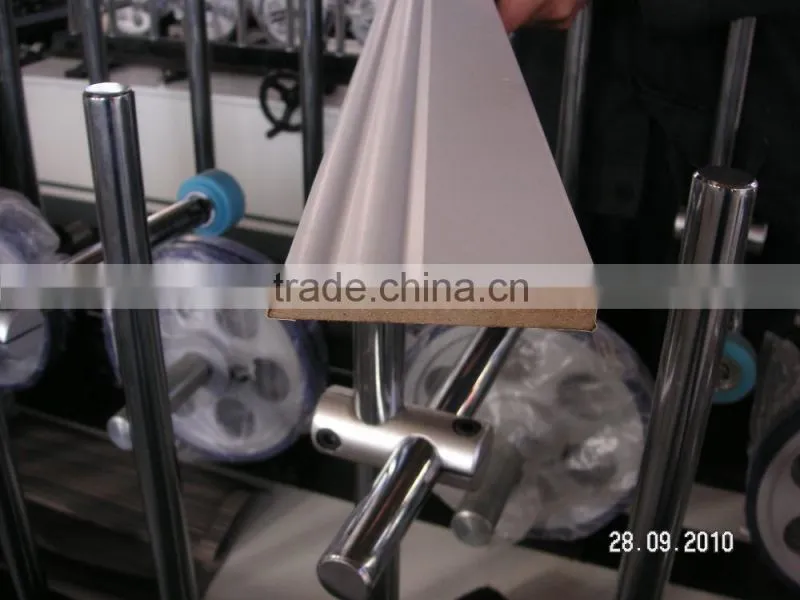 PVC profile wrapping machine