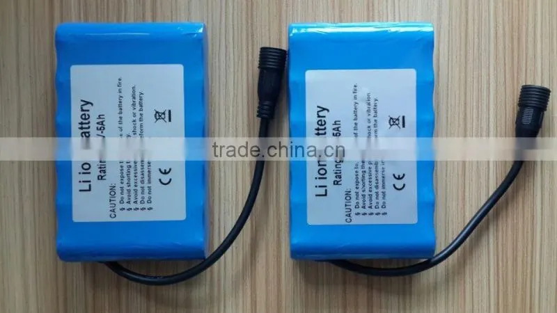 Long life cycle 12v 5ah lithium battery pack for led light