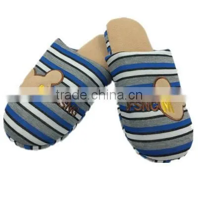 stripe New desigh animal pattern fashion indoor man slipper
