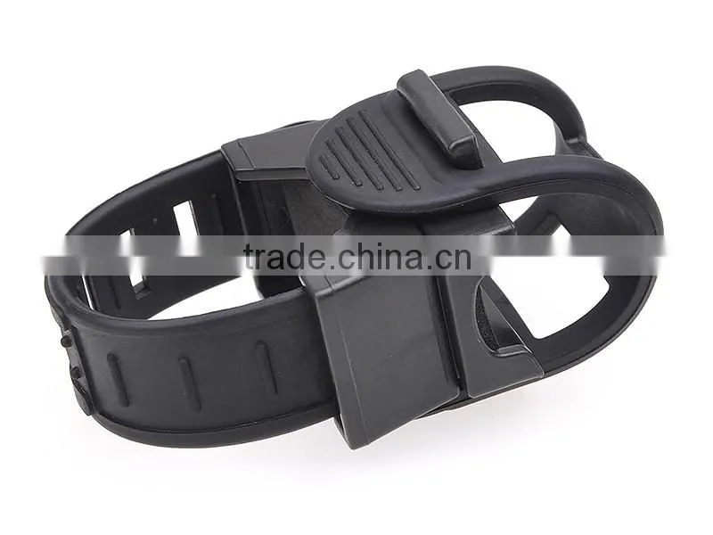 Universal Adjustable Plastic Flashlight Mount for Bicycle Wholesale